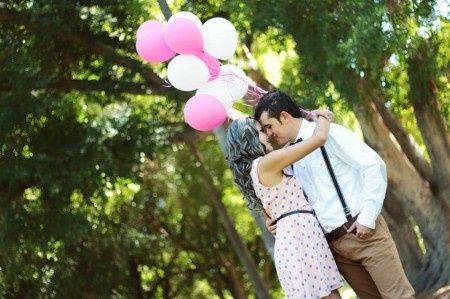 globos rosas