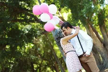 globos rosas