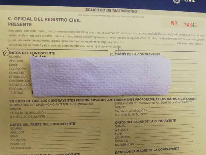 Documentos para boda civil ! - 1