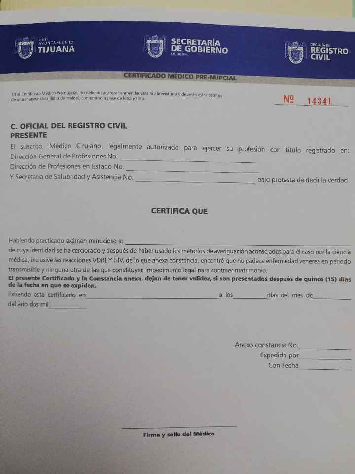 Documentos para boda civil ! - 2