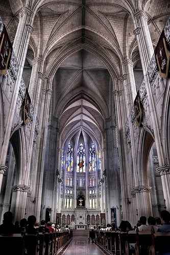 interior de la iglesia