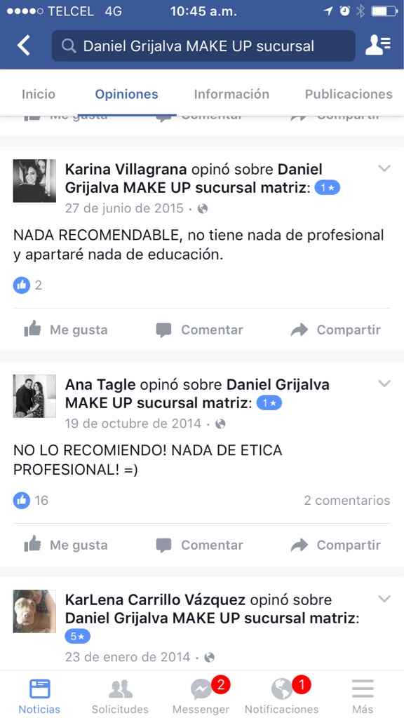 Daniel grijalva... pecimo servicio!!! lean es largo pero se daran cuenta... - 3