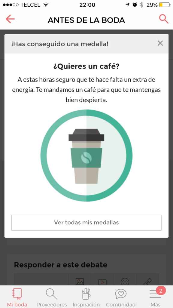 Por fin! mi medalla del café! - 1