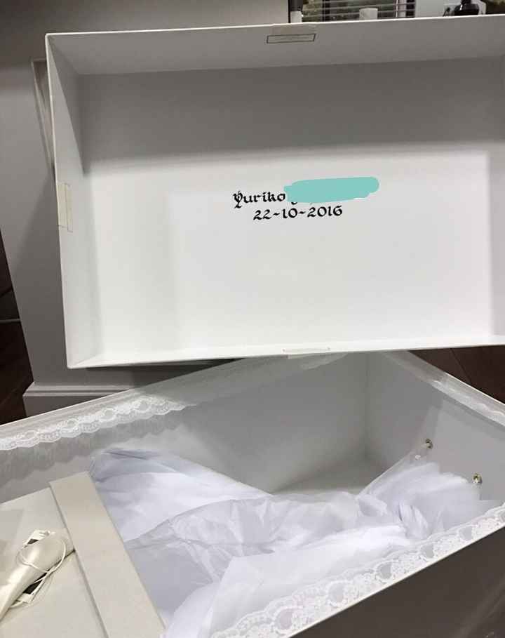 Llegó mi caja para guardar el vestido 👗 - 4
