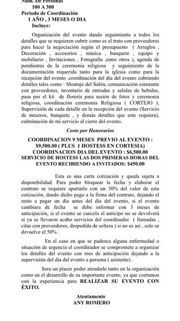 ¿quién contrato wedding planner? - 1