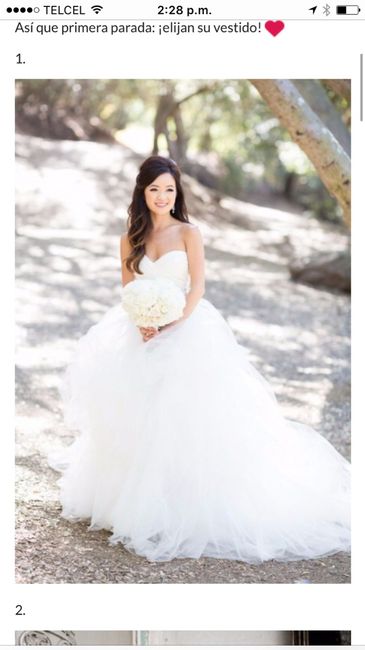 ¿Qué vestido de novia meterías en tu mochila? - 1