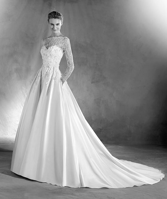 Para las novias más recatadas: pronovias 2017. - 15