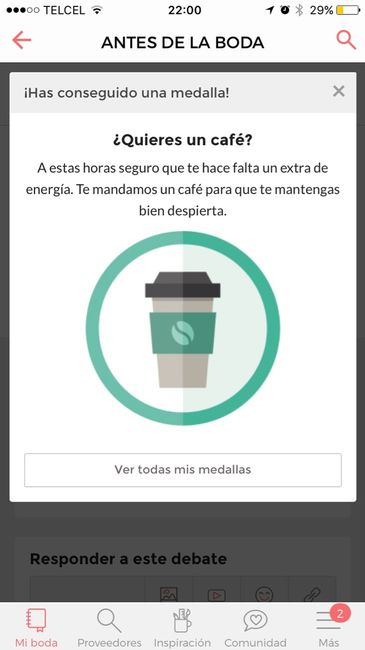 Por fin! mi medalla del café! - 1