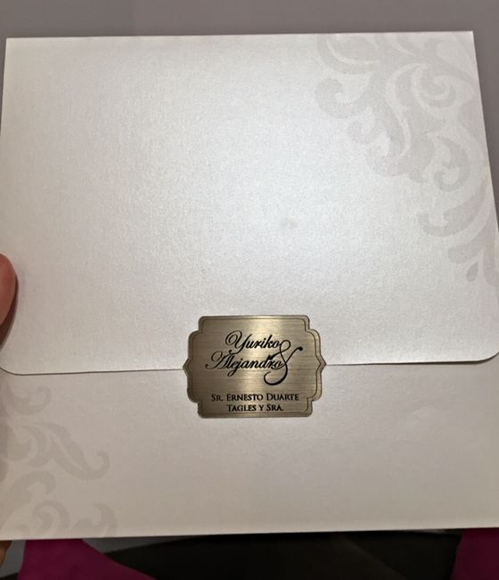 Rotular invitaciones - 1