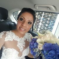 Ramo con detalles en azul - 4
