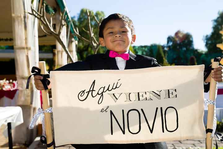 aquí viene el novio