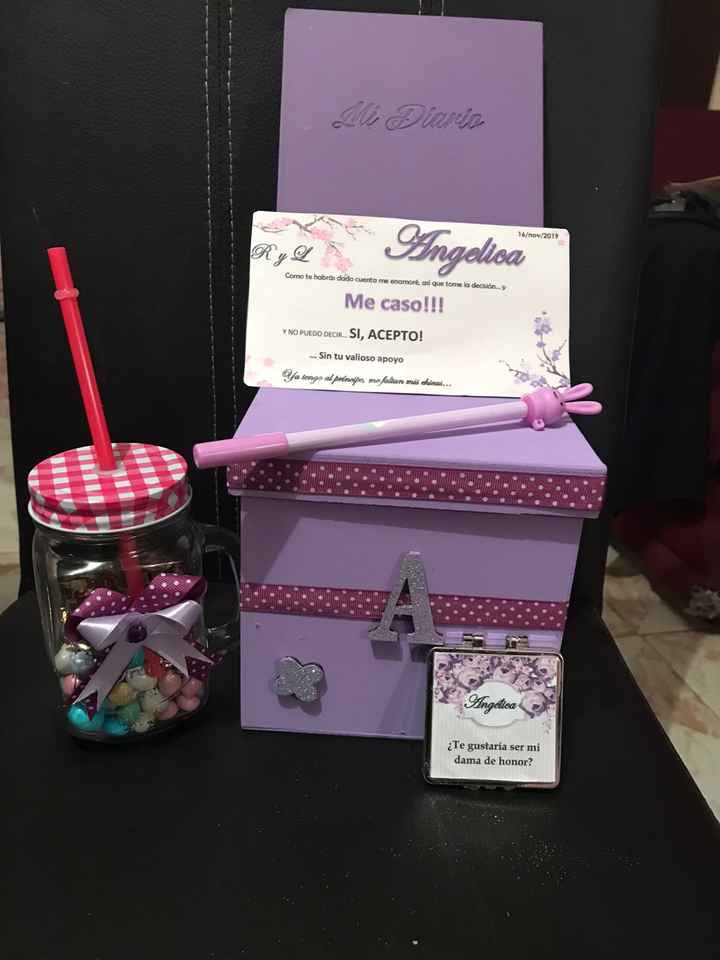 Cajitas para Damas y Bestman - 1