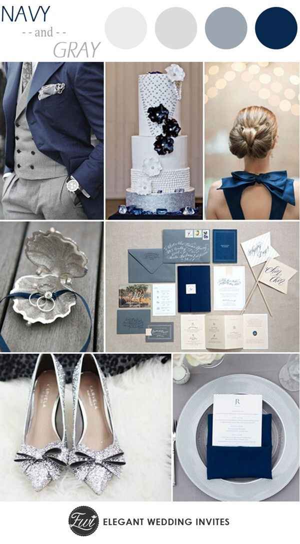 Gris y azul