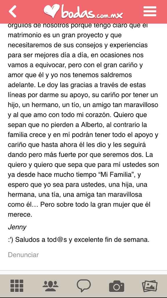 Debate carta a mi suegra ! - 2