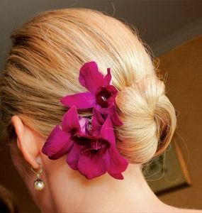 Peinados para una boda tropical🌺 9