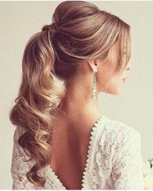 Novias con coleta 👱🏻‍♀️ 4