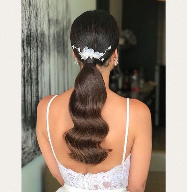 Novias con coleta 👱🏻‍♀️ 5