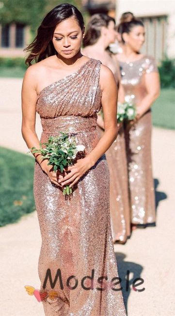 Vestidos de Damas de honor con brillos!! 16