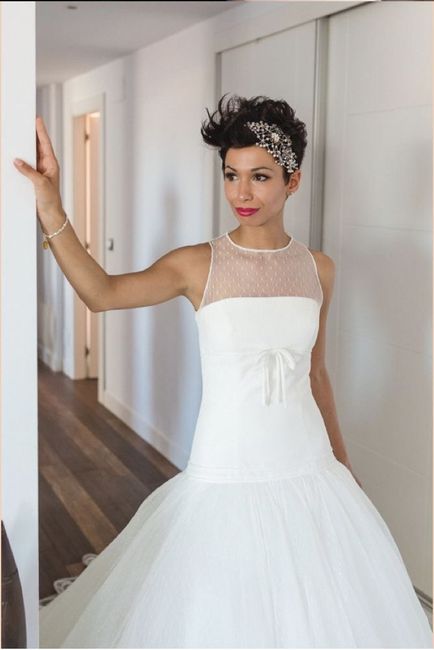 Peinados para novias con cabello cortito. 👰🏻 12