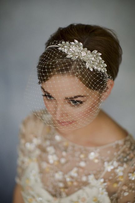Peinados para novias con cabello cortito. 👰🏻 23