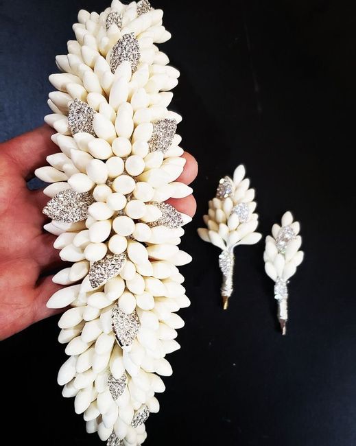 Tocados de novia con azahares 7