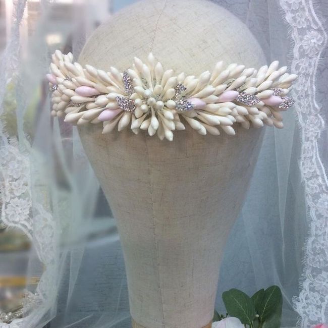 Tocados de novia con azahares 10