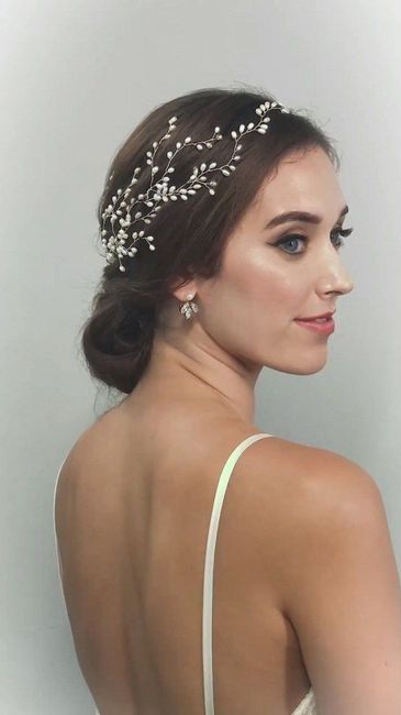 Tocados de novia con azahares 11