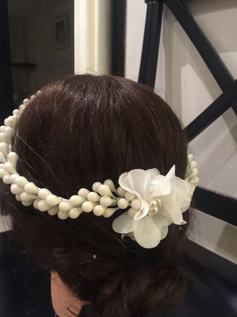 Tocados de novia con azahares 13
