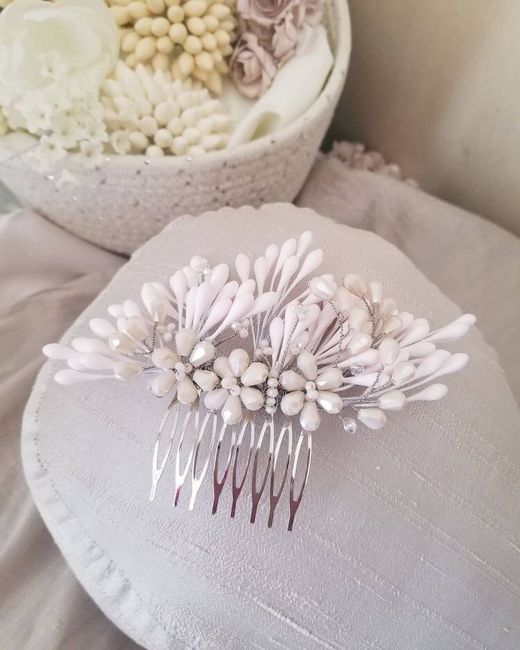 Tocados de novia con azahares 20