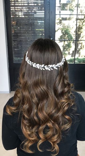 Tocados de novia con azahares 22