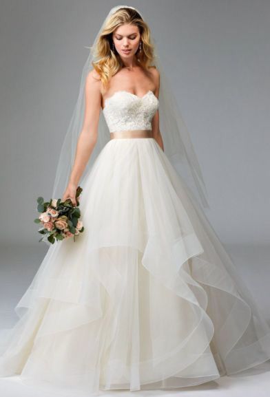 Vestidos de novia con listones a la cintura 👰🏻 3