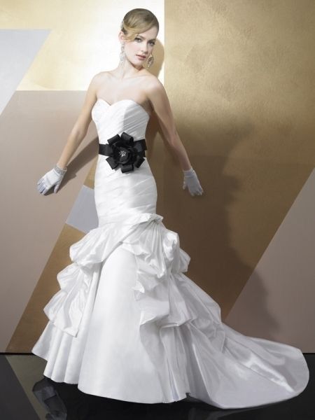 Vestidos de novia con listones a la cintura 👰🏻 21