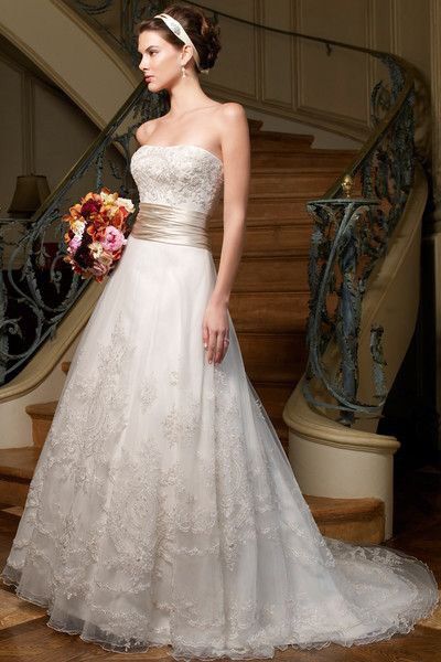 Vestidos de novia con listones a la cintura 👰🏻 22