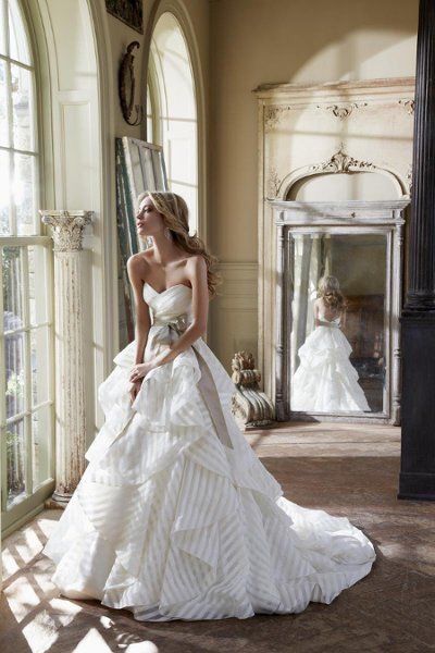 Vestidos de novia con listones a la cintura 👰🏻 26