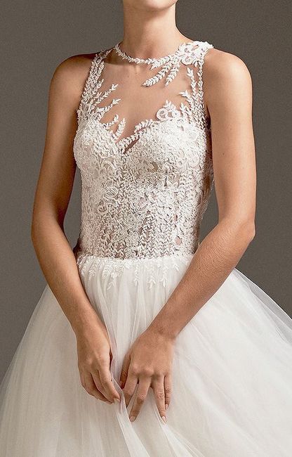 Vestidos de novia con detalles en el cuello👰🏻 13