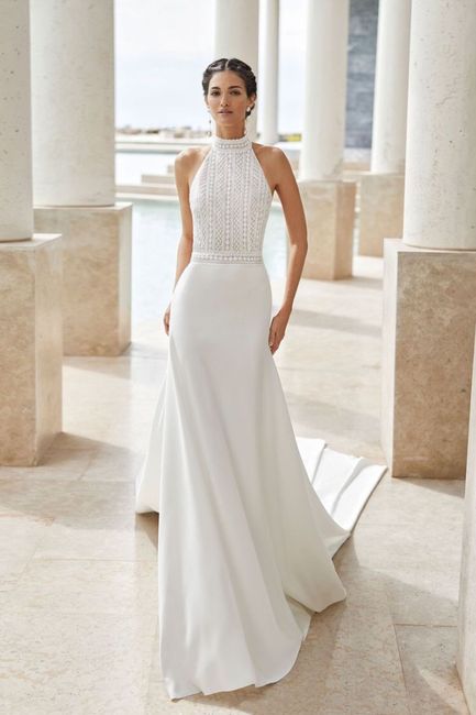 Vestidos de novia con detalles en el cuello👰🏻 17