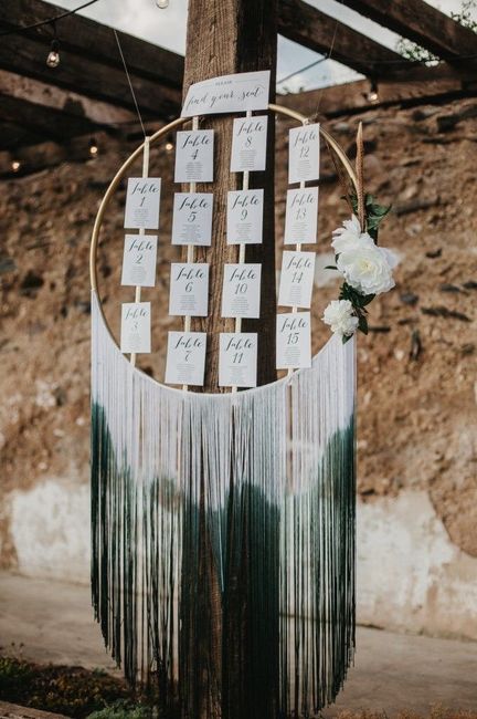 Atrapasueños como decoración de boda 17