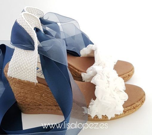 Alpargatas (tacón de cuña) para novias 10