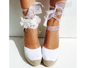Alpargatas (tacón de cuña) para novias 2