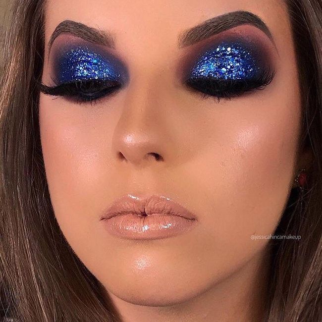 Maquillaje con brillantina ✨ 3