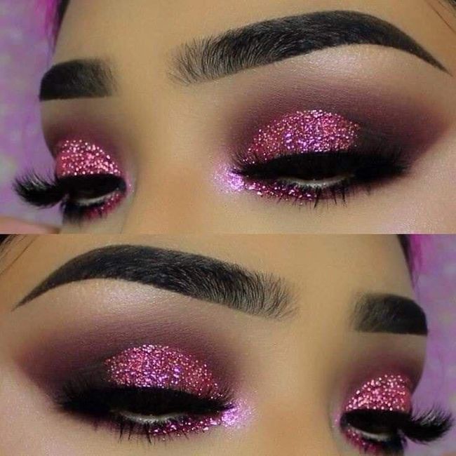 Maquillaje con brillantina ✨ 4