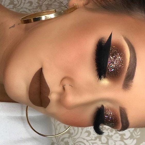 Maquillaje con brillantina ✨ 6