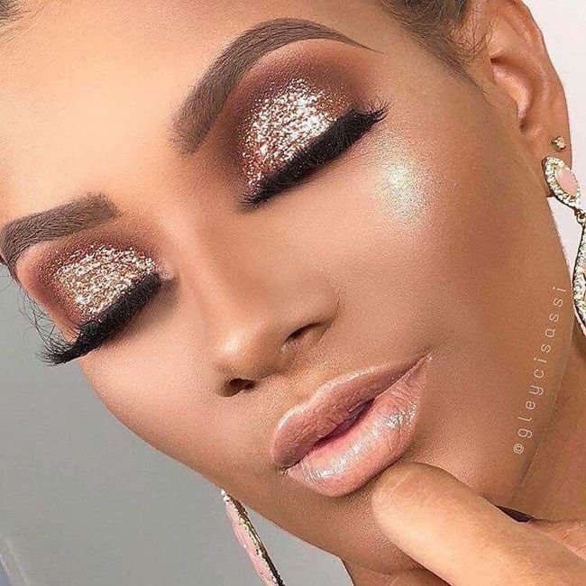 Maquillaje con brillantina ✨ 12