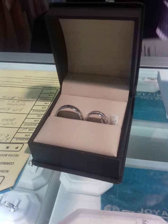 Argollas (cotizadas y compradas en Expo Tu Boda Mty)