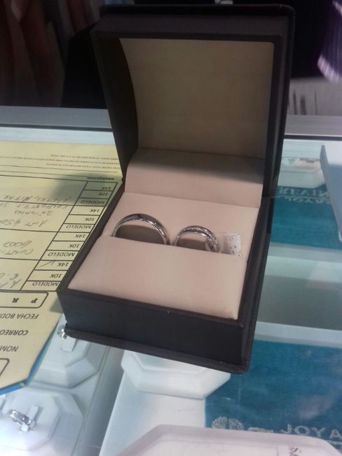 Argollas (cotizadas y compradas en Expo Tu Boda Mty)