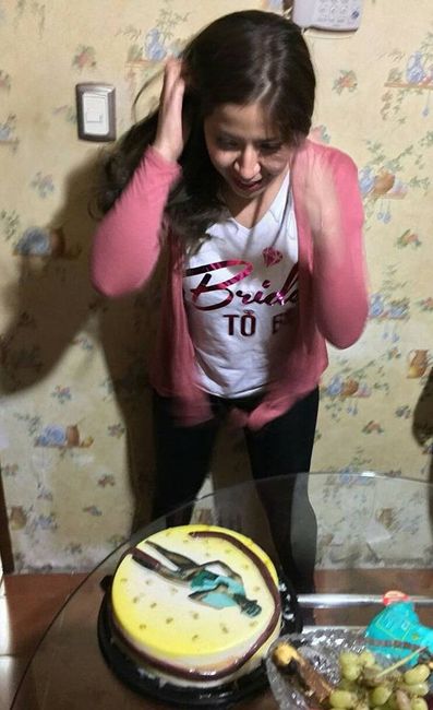 la gelatina con la que me sorprendieron las damas jajaj