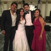 en esta foto se me ve la pancita t e verdad el vestido se ve bastante largo !!!!