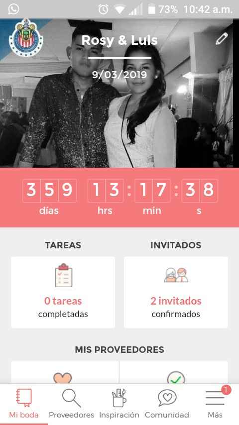 ¿Cuánto falta para que se casen? - 1