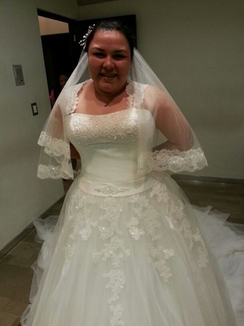 El talle y la cintura del vestido de novia - 2