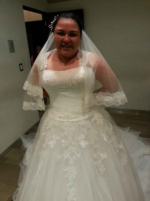 El talle y la cintura del vestido de novia - 2